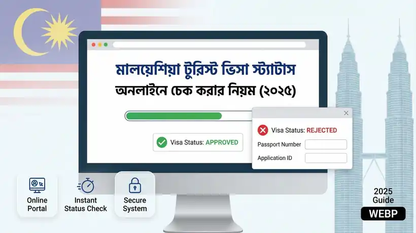 মালয়েশিয়া টুরিস্ট ভিসা স্ট্যাটাস চেক