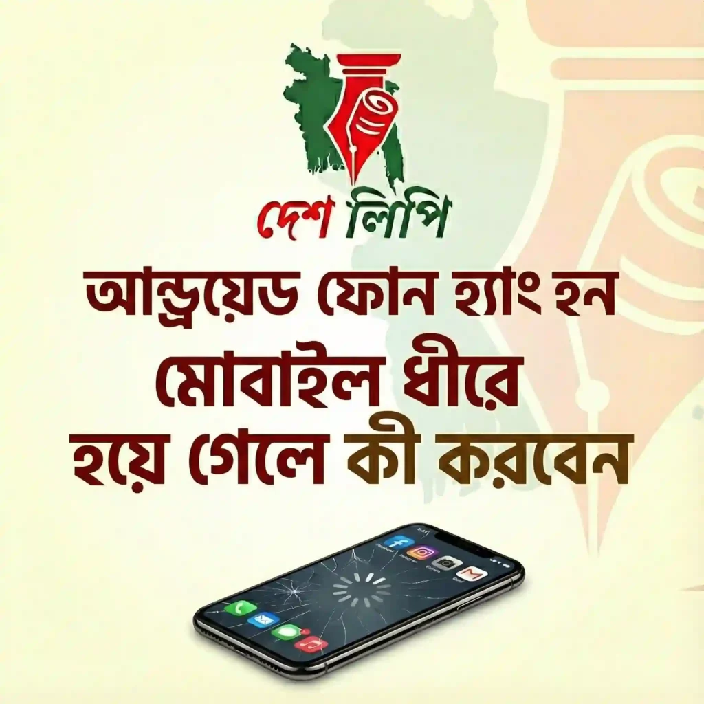অ্যান্ড্রয়েড ফোন হ্যাং হলে সমাধান